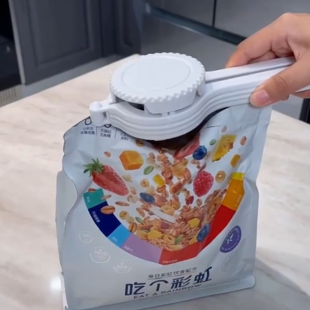 厨房食品大号封口夹出料嘴大口径食品袋封口夹子零食保鲜密封夹