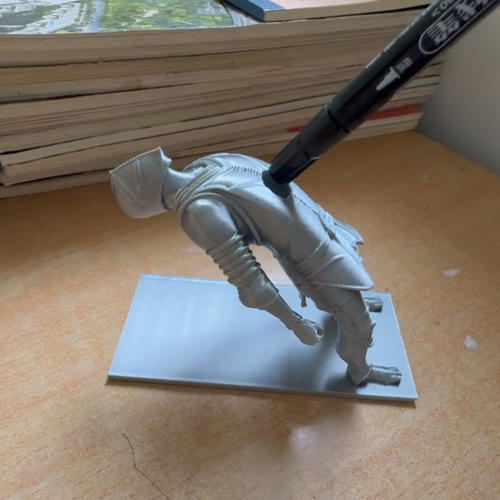 电影周边3D打印笔架手机支架