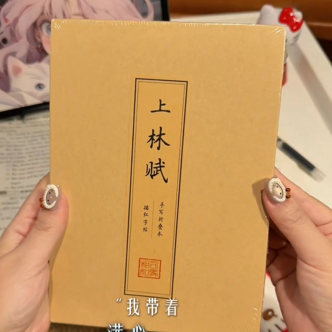 上林赋小楷硬笔字帖折叠临摹