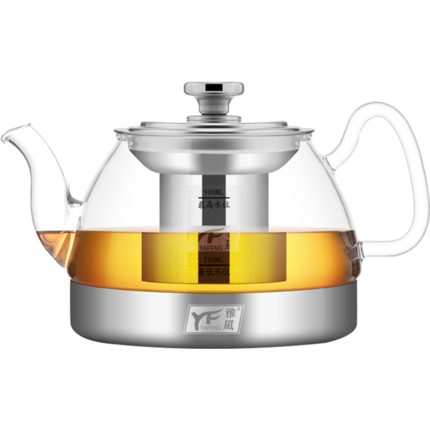 雅风电磁炉专用茶壶煮水玻璃壶泡茶壶煮水壶过滤烧水壶花茶壶家用