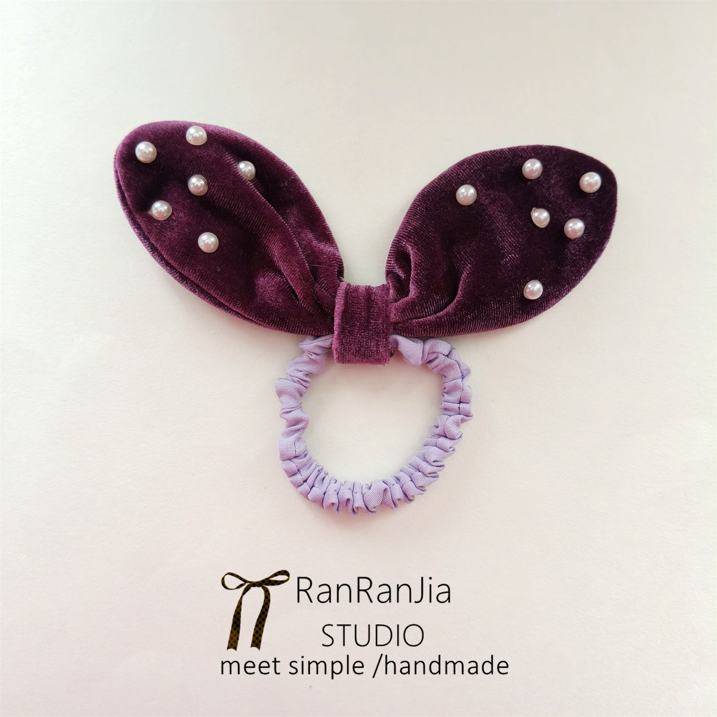 5件包邮 儿童发饰女孩头饰可爱立体大兔耳朵发圈扎马尾橡皮筋头绳