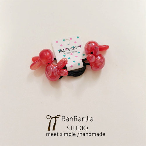 儿童可爱小熊发绳高弹力头绳