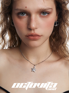 星芒小众star耳钉钛钢