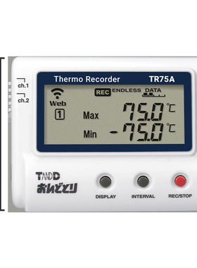 日本TANDD温度记录仪TR-75A数据记录仪 原装正品