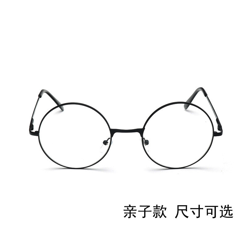 机灵姐同款圆框眼镜女韩版潮学生可爱复古圆形眼镜框男近视平光镜