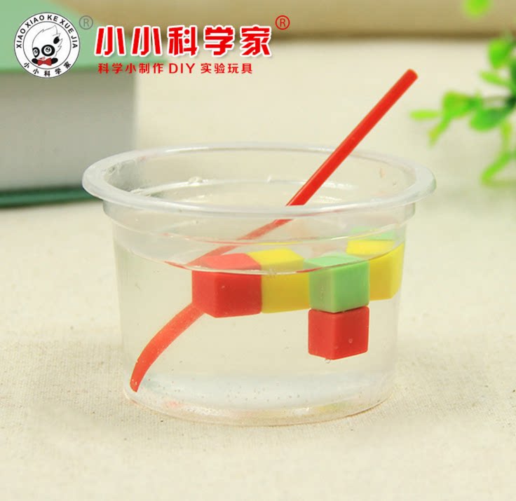 自制沉与浮科技小制作diy的变化 幼儿园科学实验玩具科普培训器材