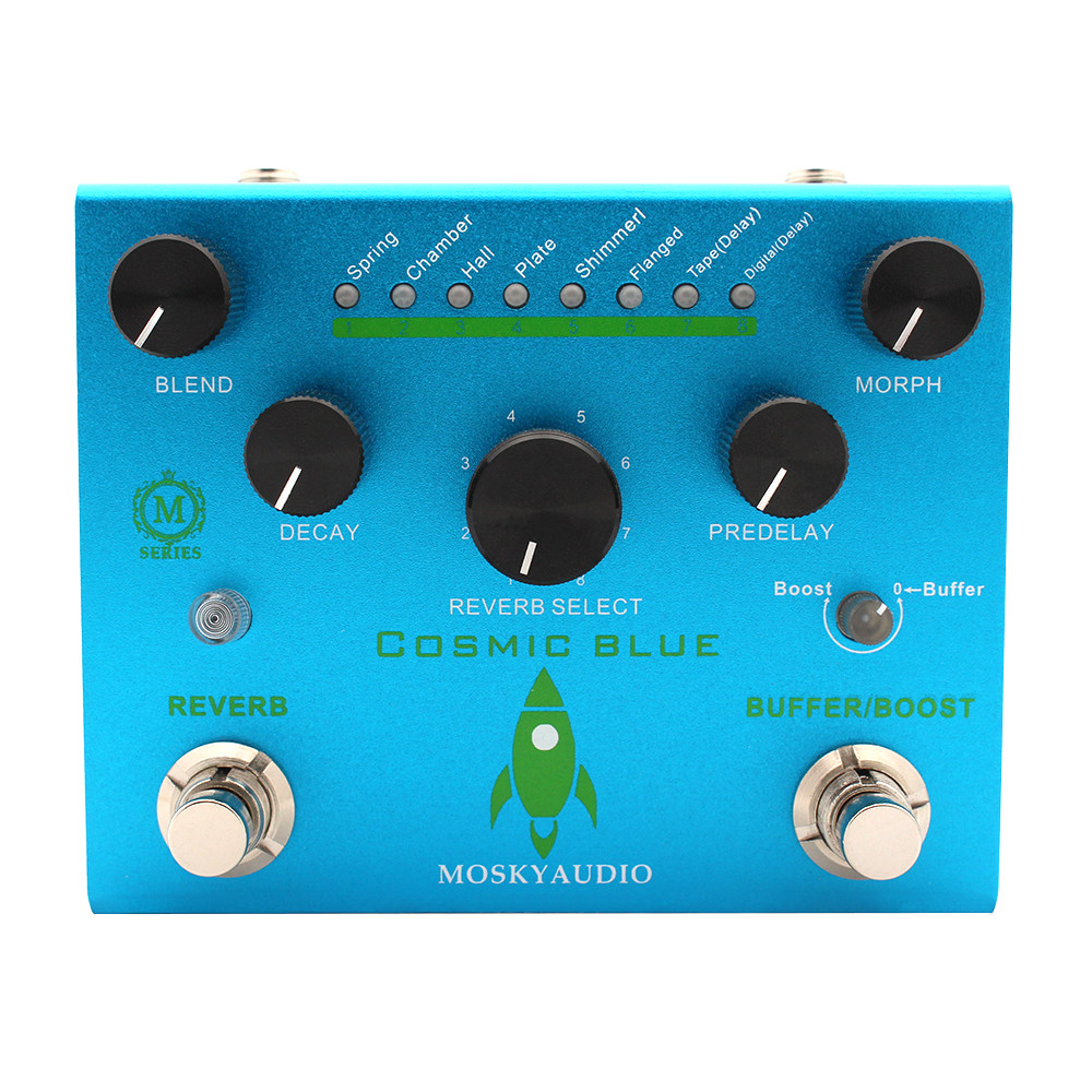 MOSKYAUDIO COSMIC BLUE 乐器 电吉他器数字效果器 数字混响效果