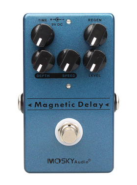Mosky Magnetic Delay Echo磁性延迟回声吉他效果器 吉他零件踏板