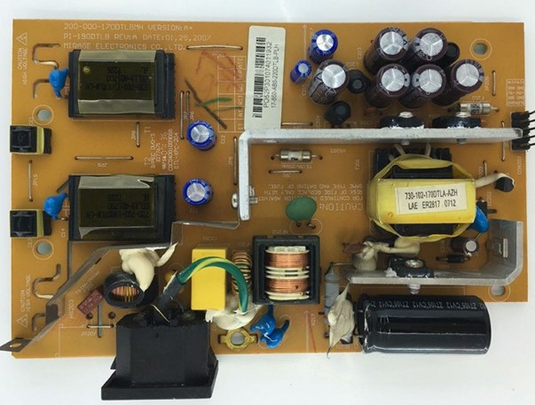 联想LXM-WL19BH 19英寸液晶显示器背光升压高压恒流驱动主电源板Y