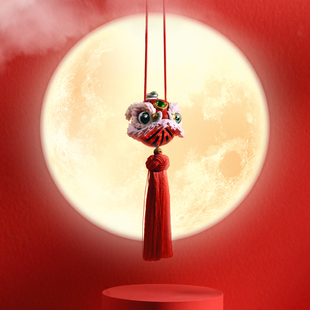 IMLEAP离谱制造 饰吊坠香水 小西几醒狮王汽车两用香薰出风口装