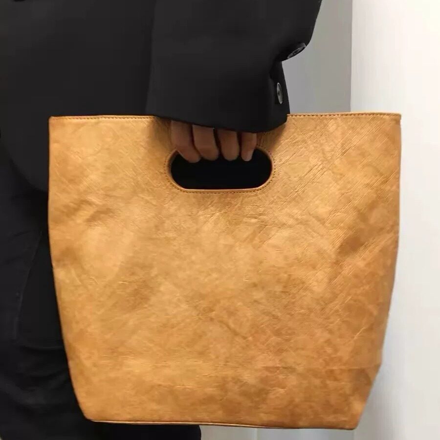 牛皮纸女包环保手提复古复古