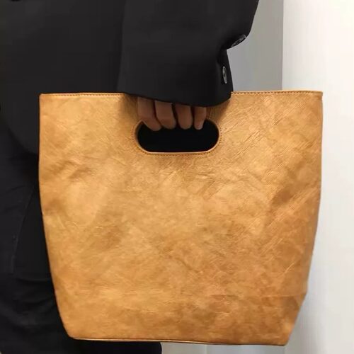 牛皮纸女包环保手提复古复古