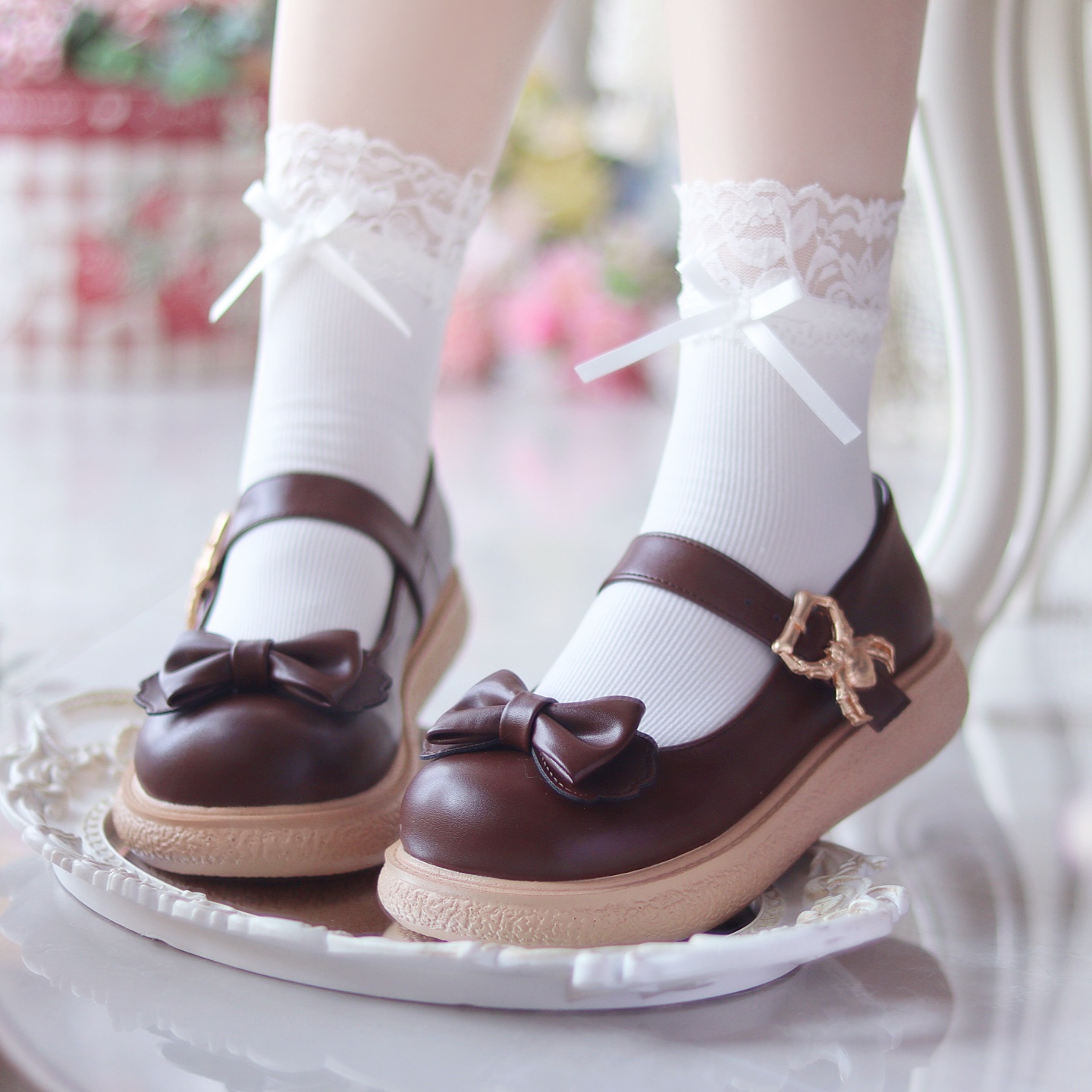 厚底可爱洛丽塔小皮鞋