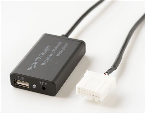 适用于马自达6轿跑B70马3睿翼CD加数码碟盒蓝牙模块USBAUX音频线