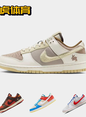 Nike Dunk Low 兔年限定 男女低帮复古休闲运动板鞋 FD4203-161