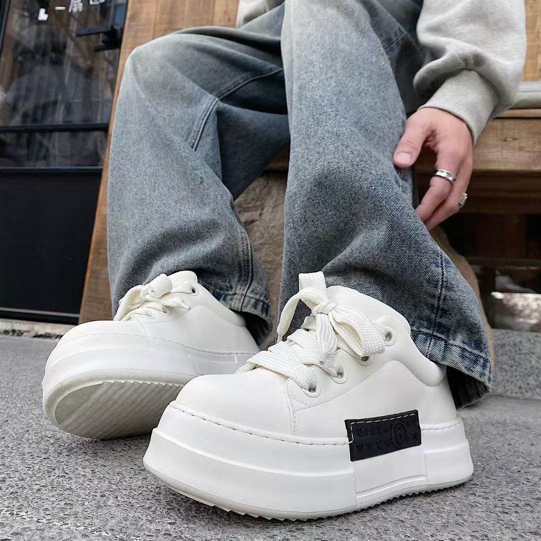 有范男鞋春季厚底增高休闲鞋小众设计个性另类街拍时尚理发师板鞋,流行男鞋,休闲板鞋,淘宝优惠券,粉丝福利购,淘宝优惠卷