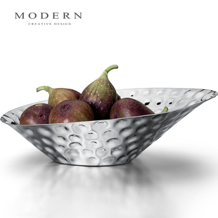 时尚 摩登MODERN水果盘轻奢北欧家居网红ins创意个性 摆件乔迁礼物