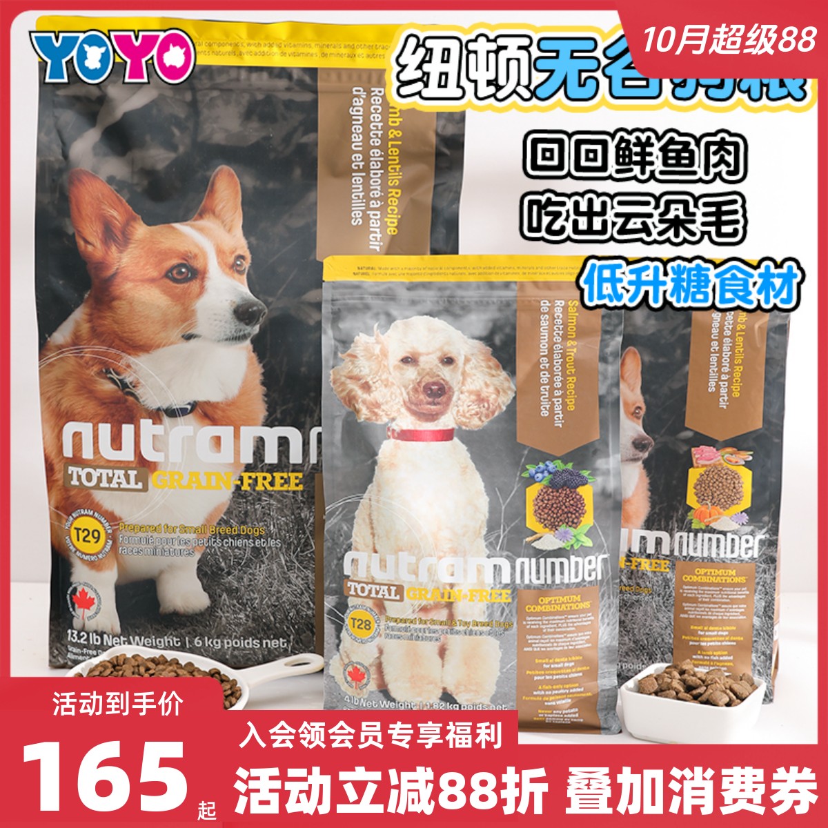 加拿大进口纽顿无谷低敏狗粮