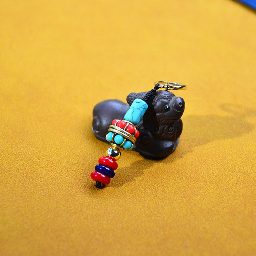 单边耳坠藏式藏族耳饰藏风饰品