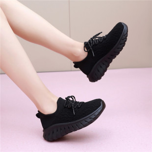 女韩版 袜子鞋 ulzzang袜鞋 透气高帮运动鞋 潮 2026春季 针织女鞋 新款