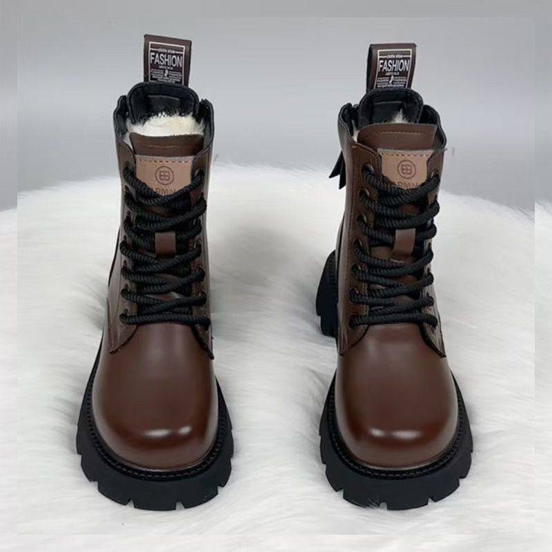 厚底增高毛靴女皮毛一体加厚棉靴2026冬季防滑雪地靴加绒大棉鞋,女鞋,时装靴,淘宝优惠券,粉丝福利购,淘宝优惠卷