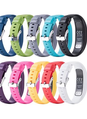 Garmin vivofit4智能手表替换表带官方款大小码防水柔软硅胶材质
