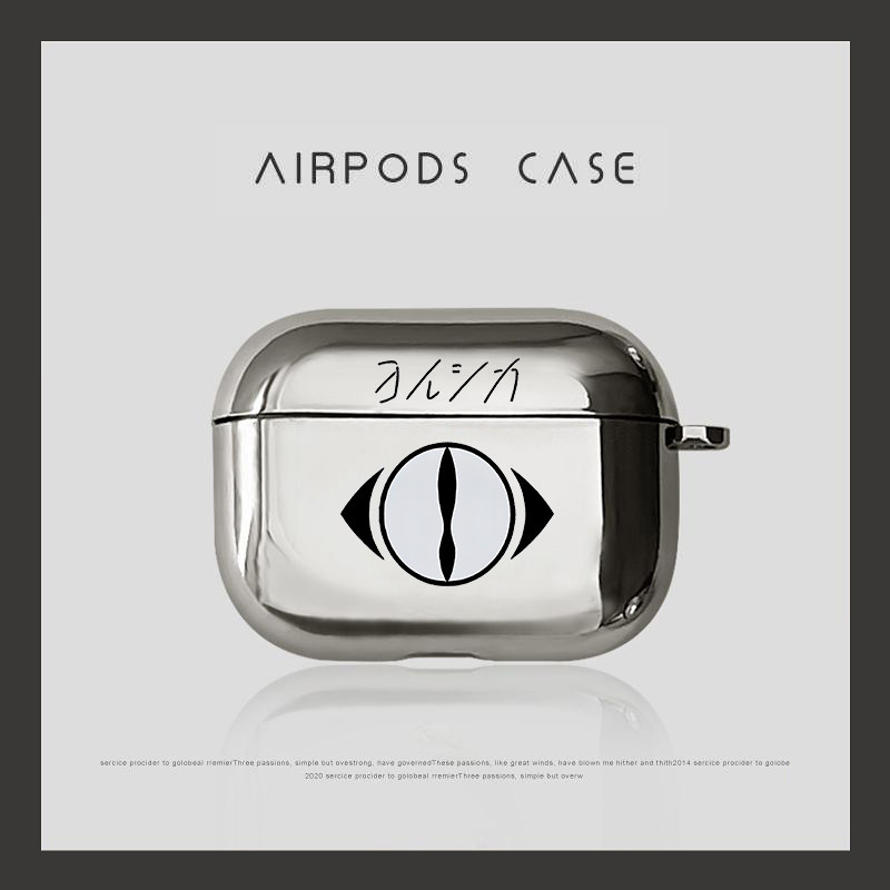 电镀夜鹿标志苹果Airpods2pro3代4代保护套pro2耳机保护壳透明耳机套