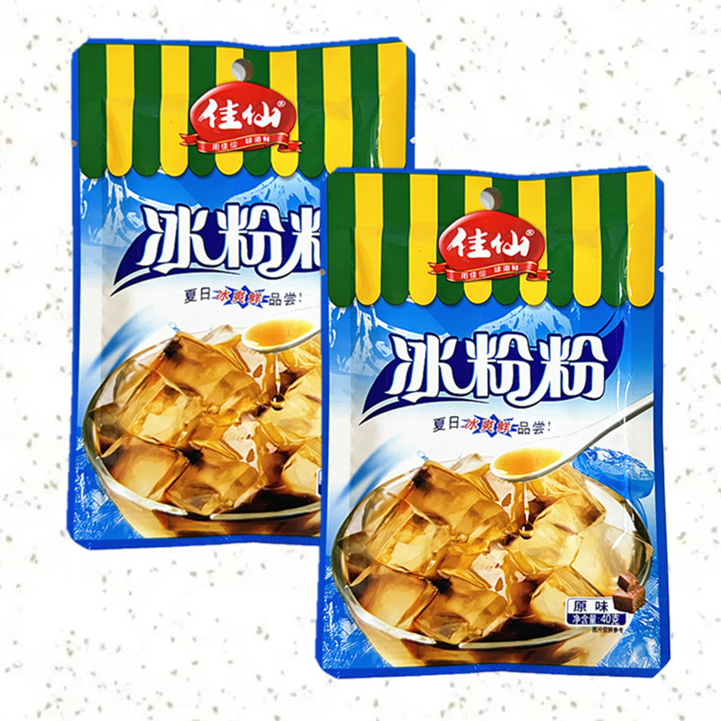 佳仙冰粉粉 40g重庆特产原味白凉粉配料商用家庭自制冰粉果冻粉