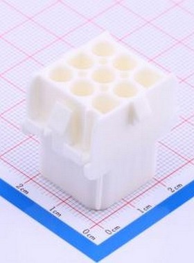 350782-1 胶壳(线对板/线对线) 6.35mm 3x3P P=6.35mm