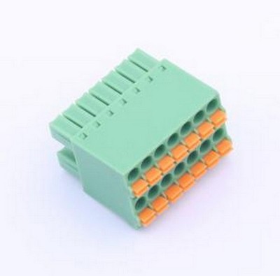 KF2EDGKNH-3.5-2*7P 插拔式接线端子 2x7P 3.5mm 排数:2 每排P数: