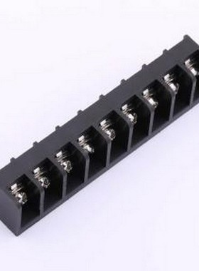 MXHB9500-9.5-09P-BK01-Cu-S-A 栅栏式接线端子 9.5mm 1x9P 直针