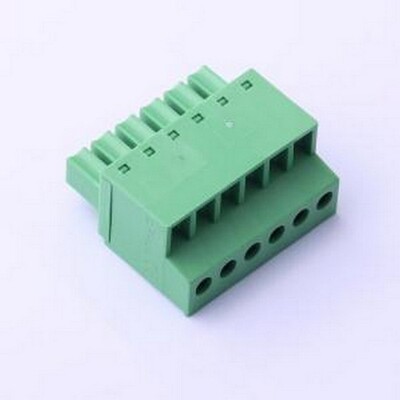 JL15EDGKC-38106G01 插拔式接线端子 1x6P 3.81mm 排数:1 每排P数