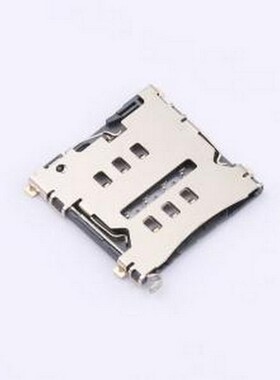 ZX-MSIM-281.55J SIM卡连接器 卡托式 MicroSIM卡 卡座 SMD