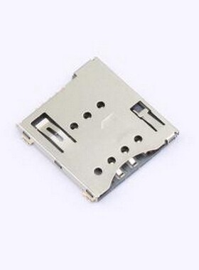 SIM7100-6-1-15-00-A SIM卡连接器 自弹式 MicroSIM卡 SMD