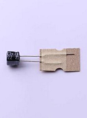 25MH522MEFCT56.3X5 直插铝电解电容 22uF ±20% 25V 插件,D6.3xL