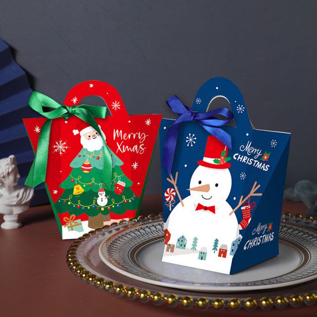1pc christmas gift bag paper christmas bag for perfume doll