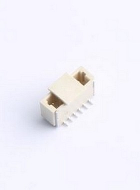 MXSH-1.0-06P-LT1-0-A 线对板针座 1x6P 间距:1mm 立贴 系列:SH S