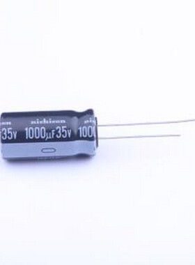 UHE1V102MHD 直插铝电解电容 1000uF ±20% 35V 插件,D12.5xL25mm
