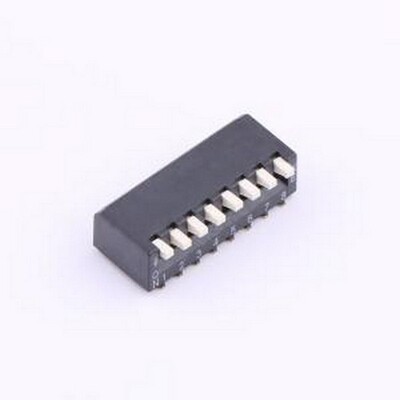 HX 2.54-8P TPCB 拨码开关 间距2.54mm 琴键式8位贴片 SMD-16P,11