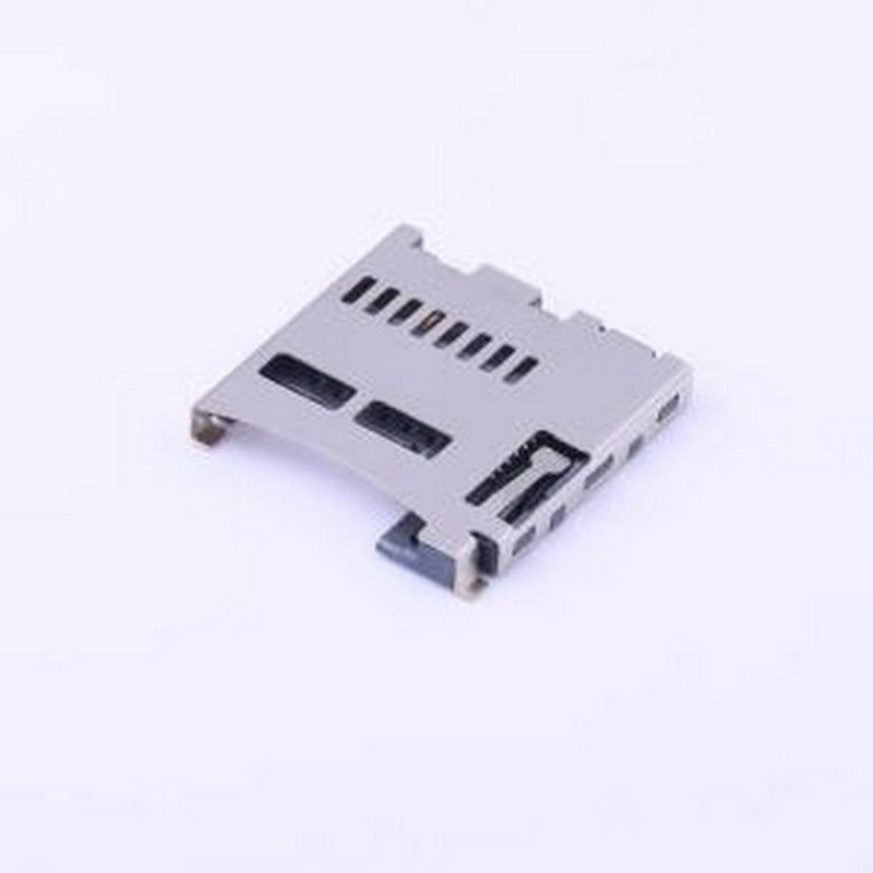 TF-016-P3 SD卡/存储卡连接器 自弹式 MicroSD卡(TF卡) 卡座 SMD
