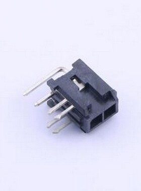 X3025WR-2x01C-LPSN 线对板针座 2x1P 间距:3mm 弯插 弯插,P=3mm