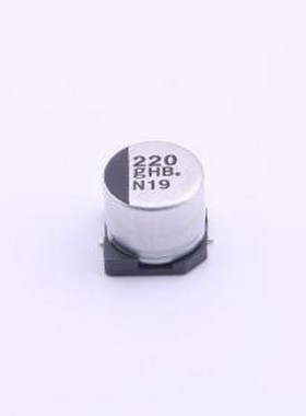 EEEHB0G221P 贴片型铝电解电容 220uF ±20% 4V SMD,D6.3xL5.8mm