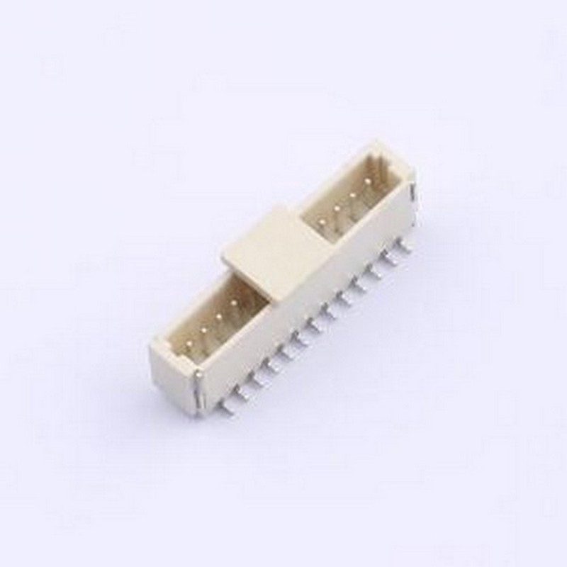 XY-SH1.0-13A51 线对板针座 1x13P 间距:1mm 立贴 系列:SH SMD,P=