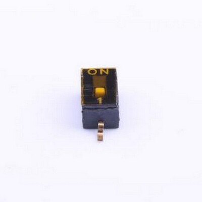 DSHP01TSGET 拨码开关 1位低推贴胶 SMD,2.9x5.4mm