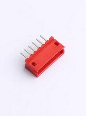 WAFER-ZH150Z-6AH 线对板针座 ZH直针6P 红色 插件,P=1.5mm
