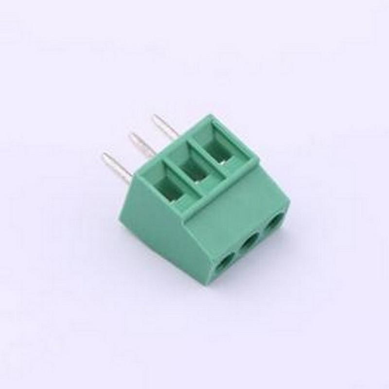MX128-2.54-03P-GN01-Cu-Y-A 螺钉式接线端子 1x3P 2.54mm 直插