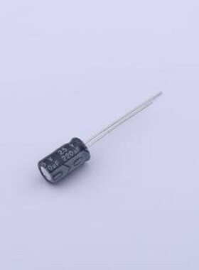 01EC5190 直插铝电解电容 220uF ±20% 25V 插件,D6.3xL11mm