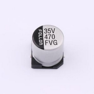 EFVG035ADA471M10B0 贴片型铝电解电容 470uF ±20% 35V SMD,D10x