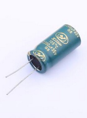 EG21VM222K25OTMVZC 直插铝电解电容 2200uF ±20% 35V 插件,D13x