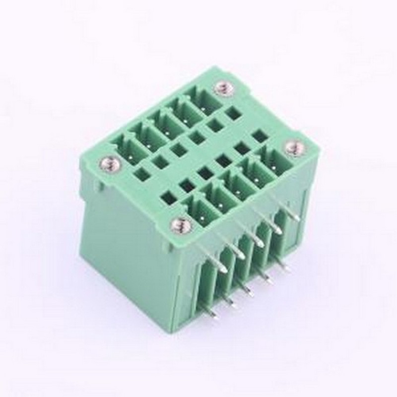 KF2EDGRHM-3.81-2*5P 插拔式接线端子 螺丝固定 3.81mm 弯插,P=3.